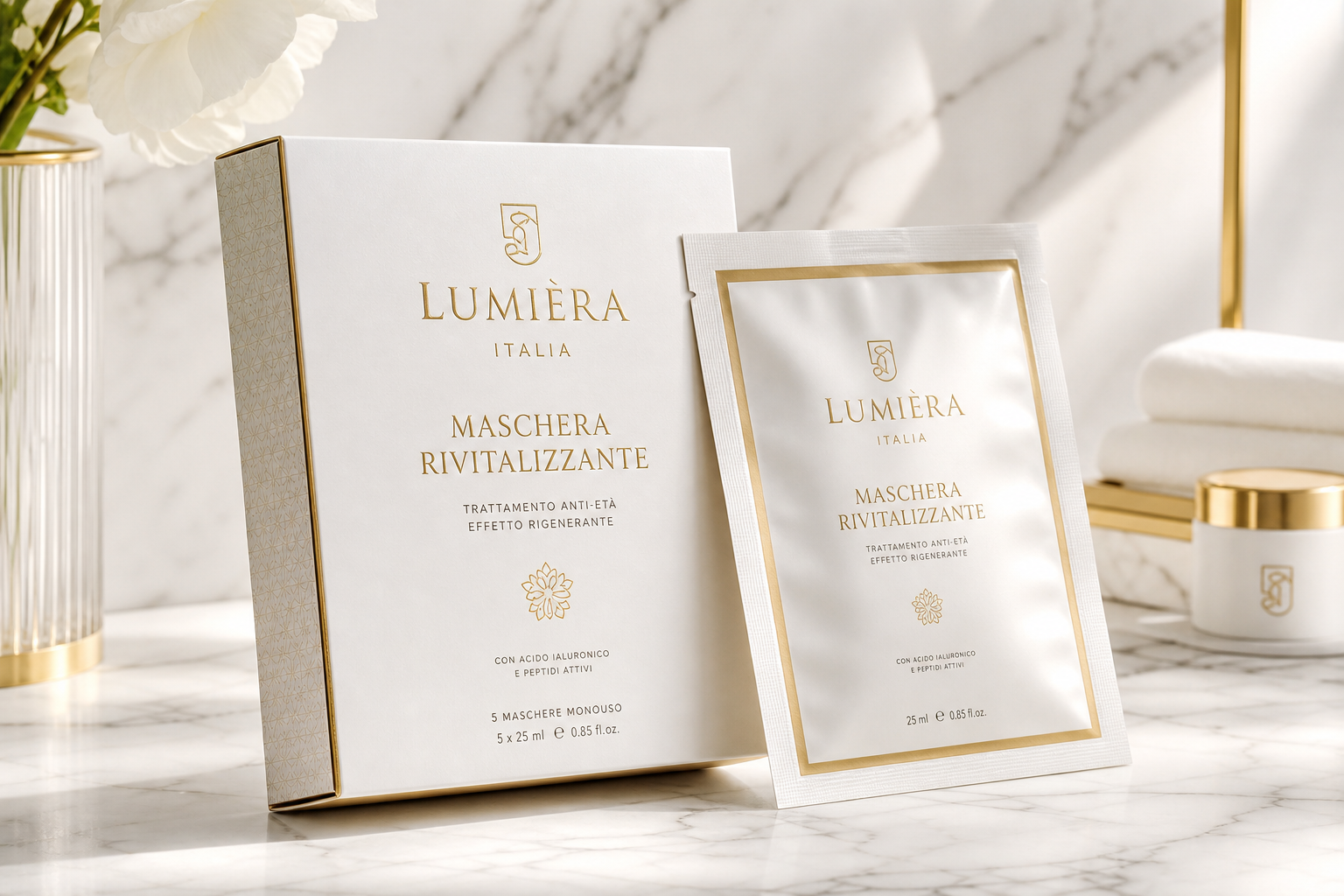 Lumièra Maschera Rivitalizzante — confezione premium